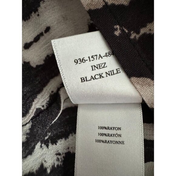 Rails Inez in Black Nile Dress Elastic Waistline Flowy Skirt Style Womens Size S - Picture 8 of 8